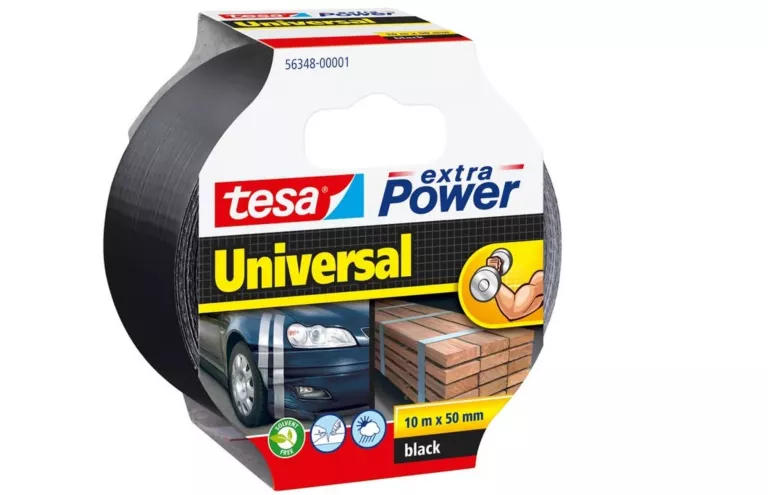 TESA EXTRA POWER DUCT TAPE TAŚMA NAPRAWCZA USZCZELNIAJĄCA CZARNA 10M X 50M