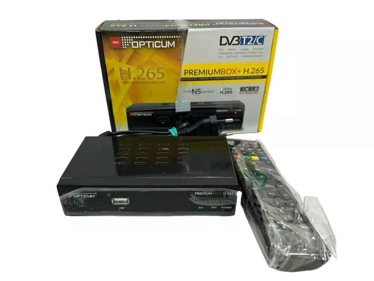 DEKODER DVB-T2 OPTICUM PREMIUM BOX H.26