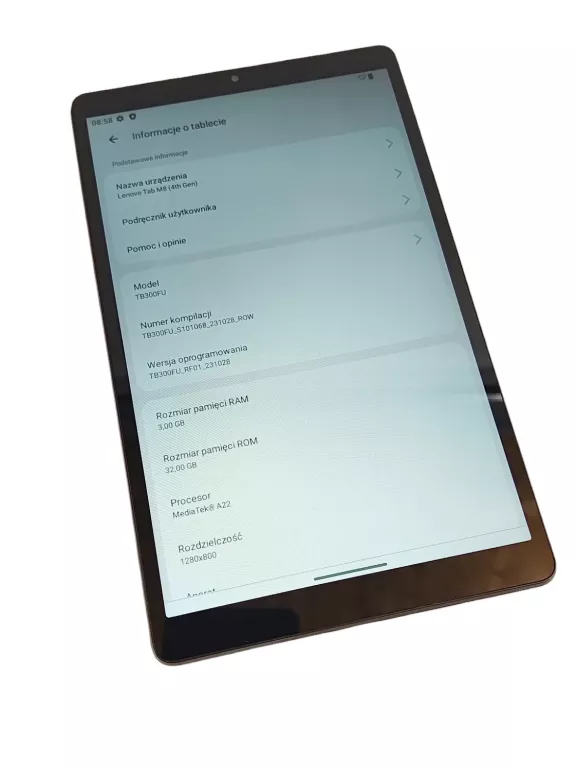 TABLET LENOVO TAB M8 TB300FU 3/ 32GB