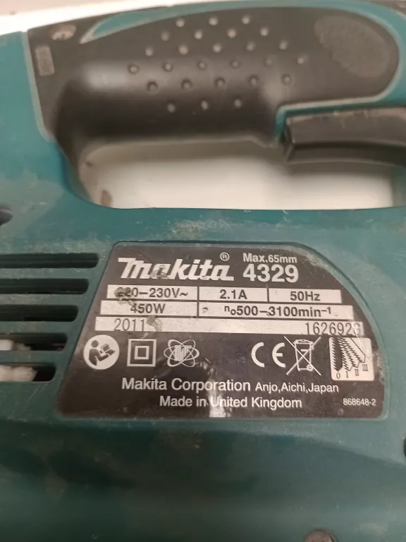 WYRZYNARKA MAKITA 4329 450W