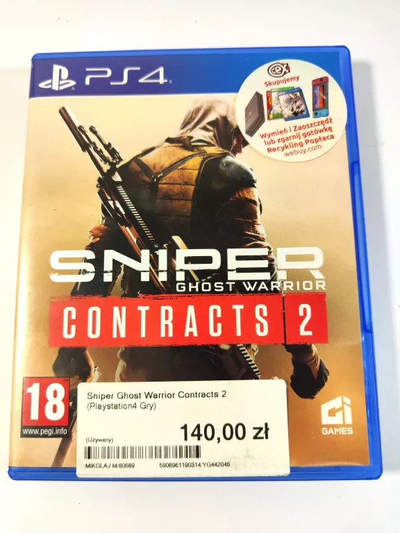 GRA PS4 SNIPER: GHOST WARRIOR CONTRACTS 2