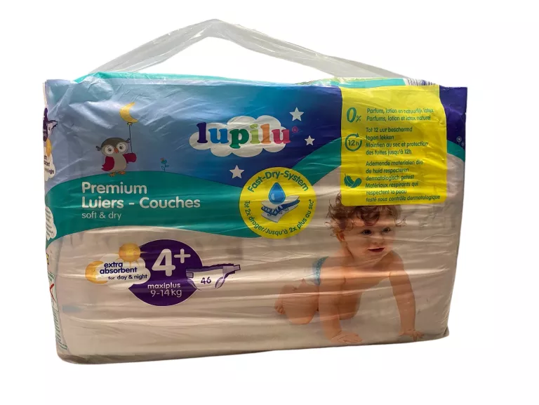 PAMPERSY LUPILU 4 MAXIPLUS 9-14KG 46 SZTUK