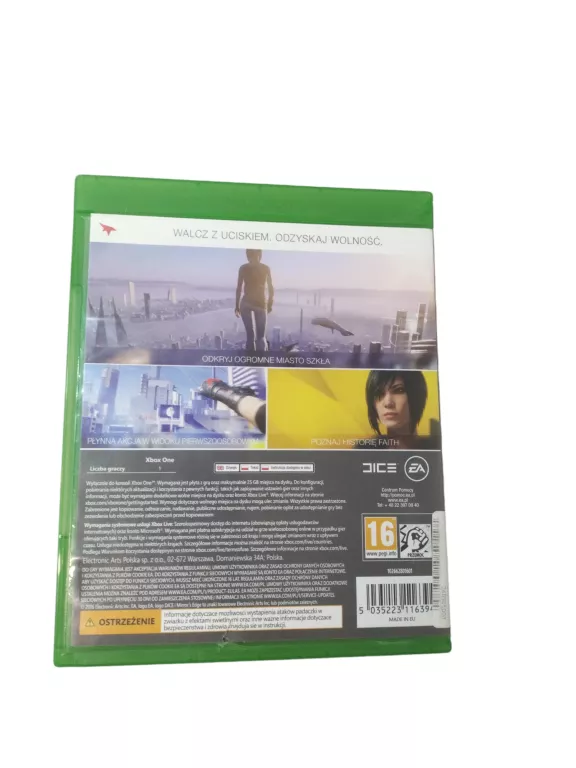 GRA MIRROR'S EDGE CATALYST XBOX ONE S