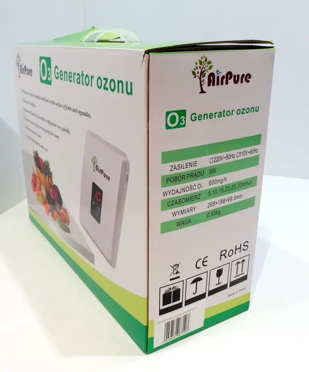 GENERATOR OZONU-OZONATOR KWARCOWY AIRPURE 3210
