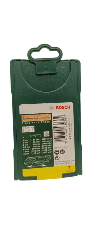 BOSCH ZESTAW 7 WIERTEL DO BETONU KAMIENIA