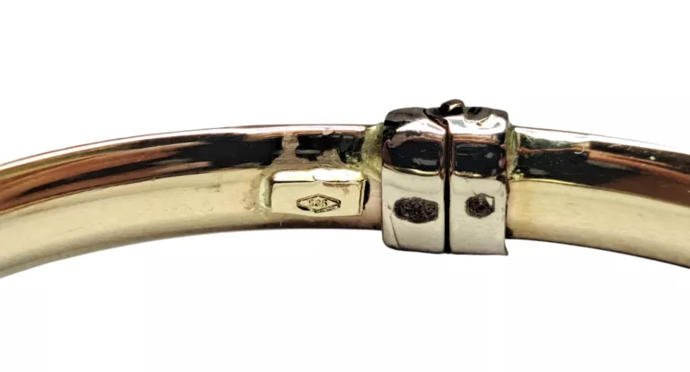 PIĘKNA ZŁOTA BRANSOLETKA SZTYWNA 585 | 4,79G | 19 CM