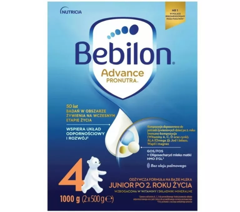 MLEKO BEBILON JUNIOR 4 PRONUTRA ADVANCE 1000G