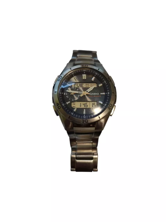 MĘSKI ZEGAREK CASIO WVA-M650TD-1AER MULTIBAND 100M SOLARNY DATOWNIK