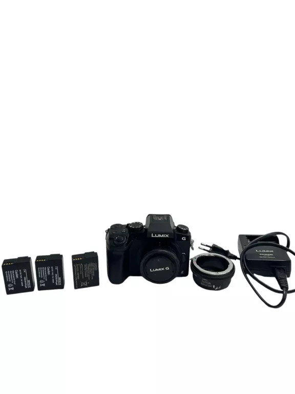 PANASONIC LUMIX DMC-G7 + 3 BATERIE + ŁADOWARKA OPIS!!