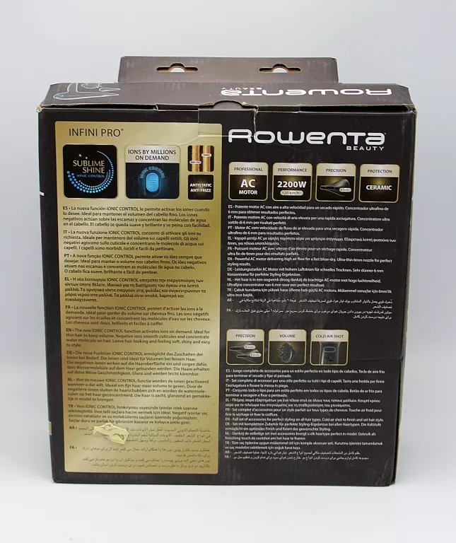 SUSZARKA DO WŁOSÓW ROWENTA INFINI PRO CV8730 CZARNA