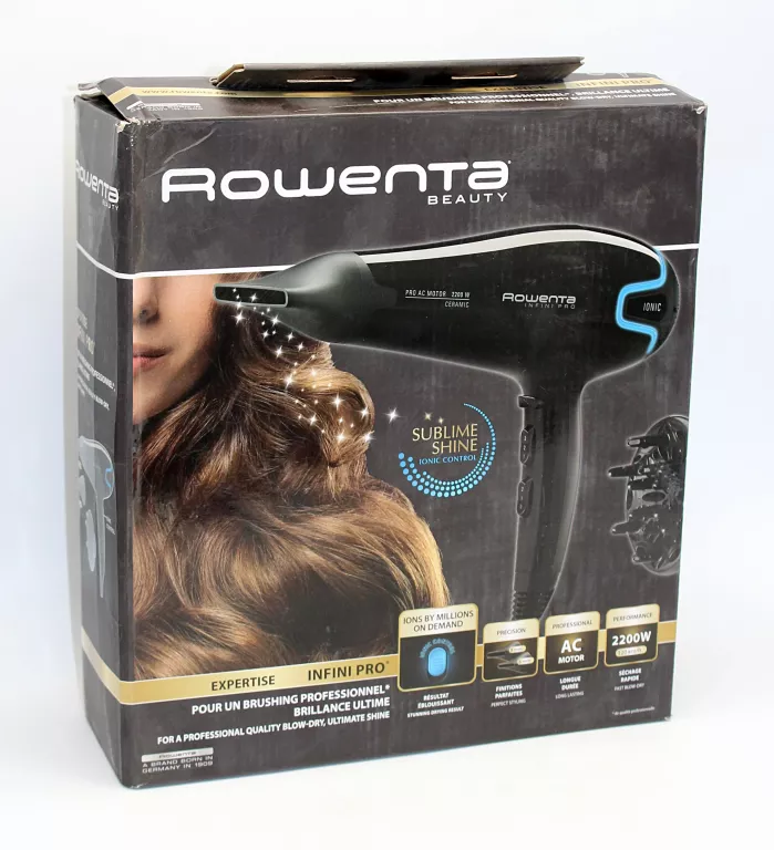 SUSZARKA DO WŁOSÓW ROWENTA INFINI PRO CV8730 CZARNA