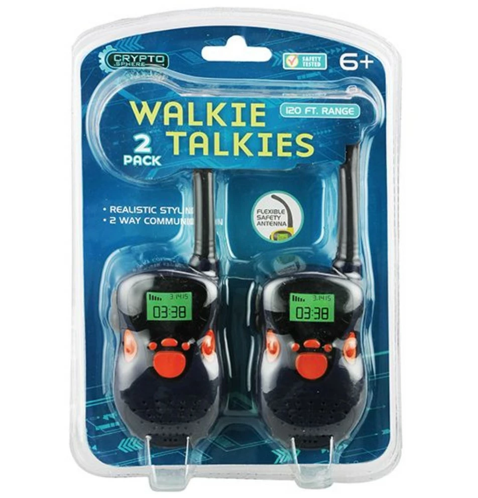 CRYPTO SPHERE WALKIE TALKIES 2 PACK CZARNE | Walkie talkie | Loombard.pl