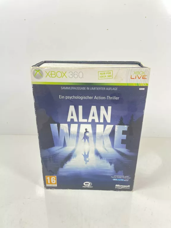 ALAN WAKE XBOX 360 EDYCJA KOLEKCJONERSKA GRA W FOLII