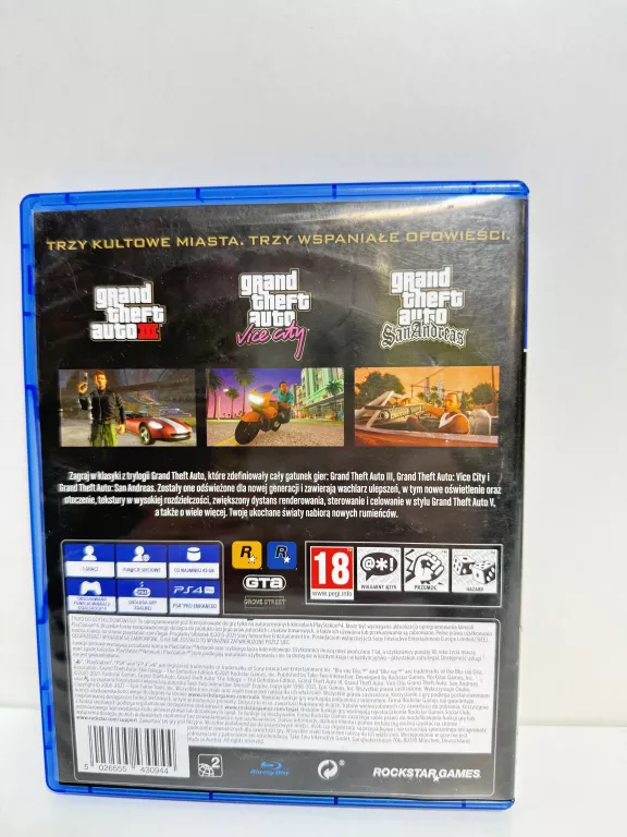 GRA GRAND THEFT AUTO THE TRILOGY PLAYSTATION 4 WARTO OKAZJA