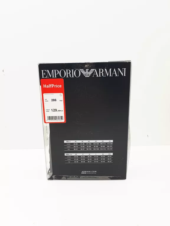 BOKSERKI MĘSKIE EMPORIO ARMANI ROZMIAR S 2-PAK