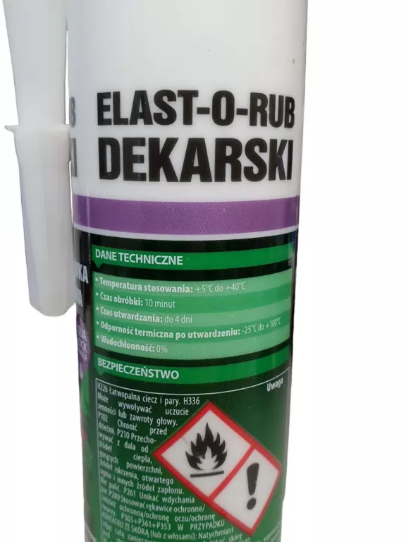 DEN BRAVEN KAUCZUKOWY USZCZELNIACZ SILIKON DEKARSKI DACHY BEZBARWNY 280ML