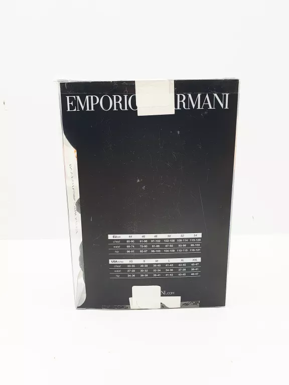 SLIPY MĘSKIE EMPORIO ARMANI 3-PAK ROZMIAR S