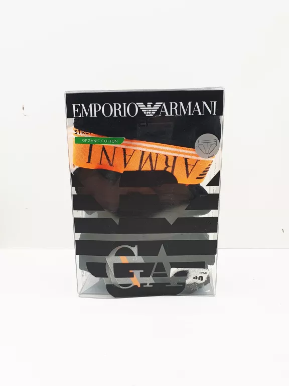 SLIPY MĘSKIE EMPORIO ARMANI 3-PAK ROZMIAR S