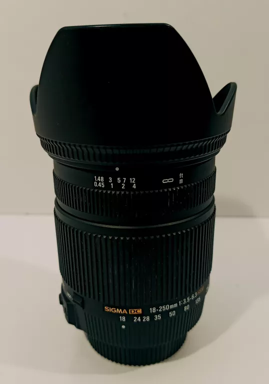 APARAT NIKON D5000 Z OBIEKTYWEM SIGMA ZOOM 18-250MM TORBA ŁADOWARKA