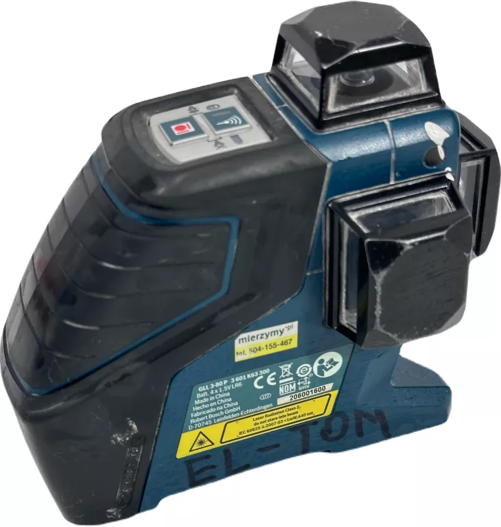 LASER LINIOWY BOSCH PROFESSIONAL GLL 3-80P 0601063S00