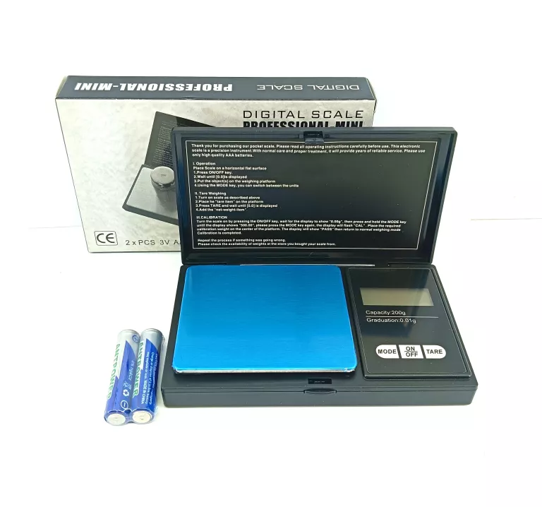 ELEKTRONICZNA WAGA JUBILERSKA W-004 0,01G/200G