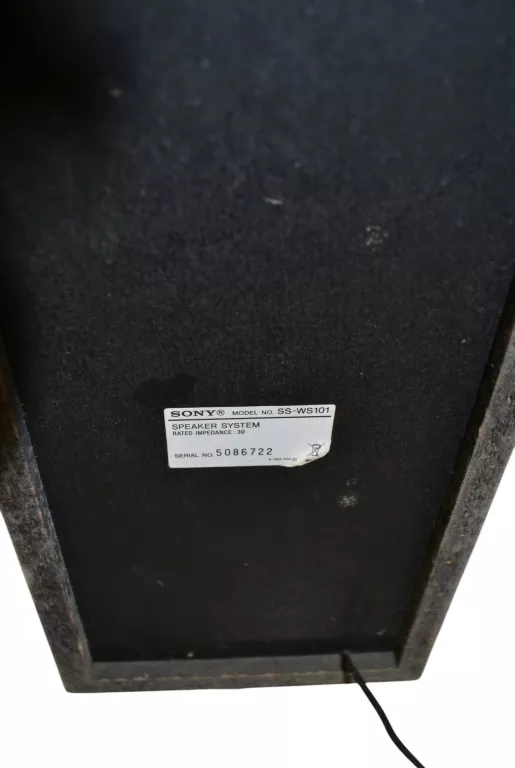 GŁOŚNIKI SONY SPEAKER SYSTEM SS-WS101 / SS- CN125
