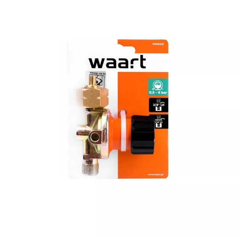 WAART REDUKTOR GAZOWY PROPAN/BUTAN REGULOWANY 0,5-4 BAR