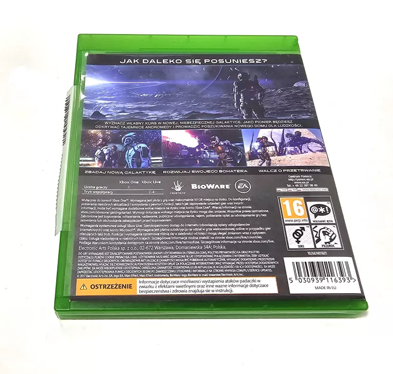GRA NA XBOX ONE MASS EFFECT ANDROMEDA