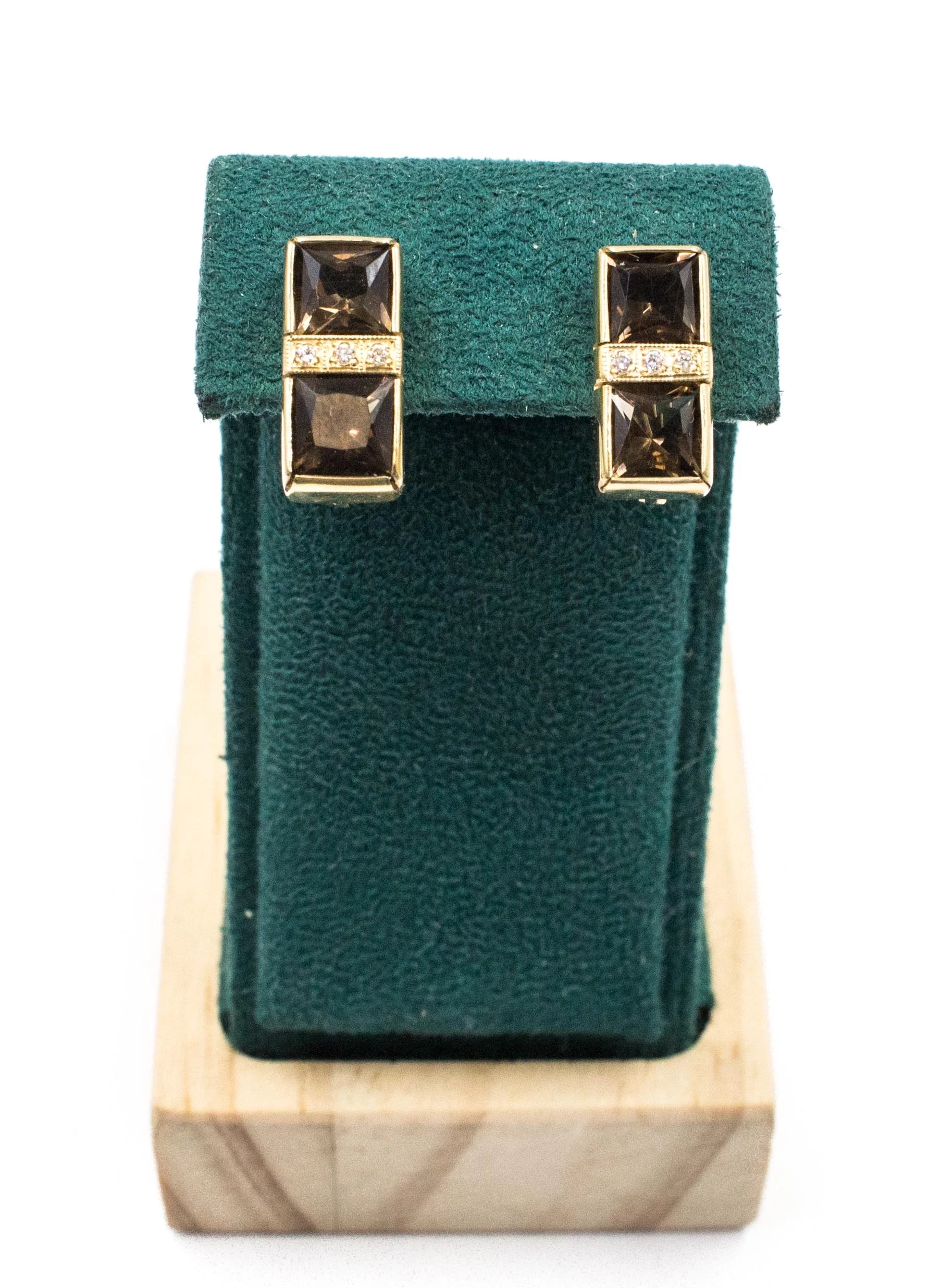 sliczne-zlote-kolczyki-z-brylantami-i-bronzowym-kwarcem-w509-g-14k-marka-248811-958954