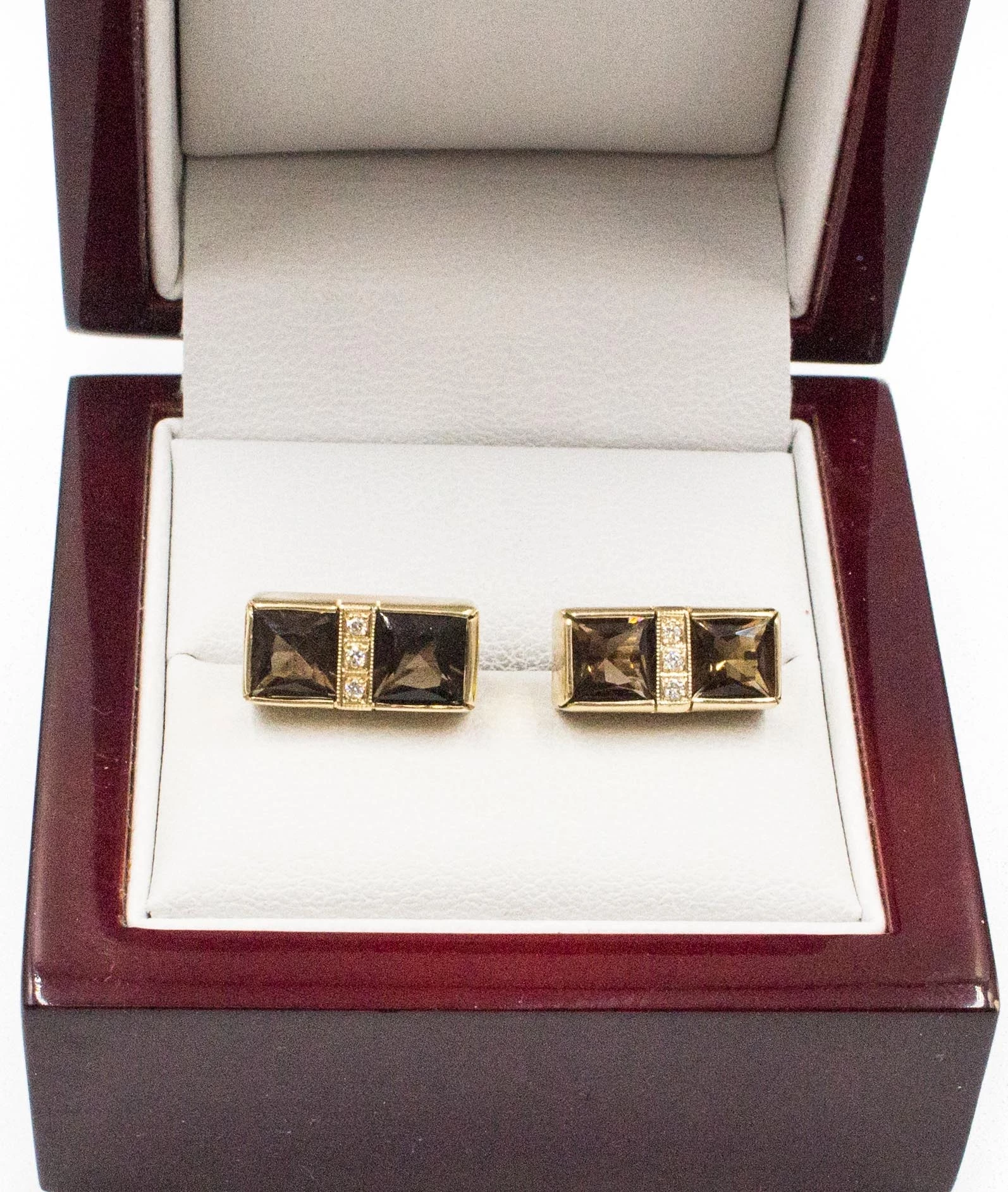 sliczne-zlote-kolczyki-z-brylantami-i-bronzowym-kwarcem-w509-g-14k-rodzaj-2205-2