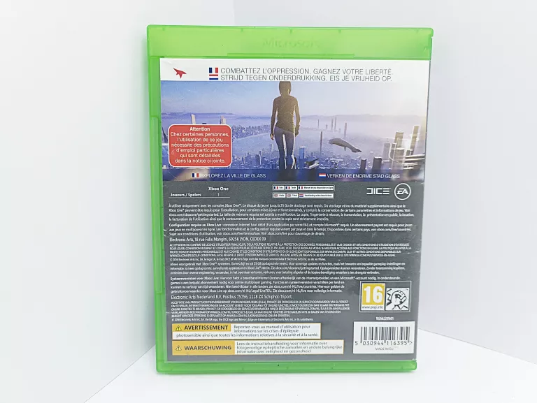 GRA XBOX ONE MIRRORS EDGE CATALYST