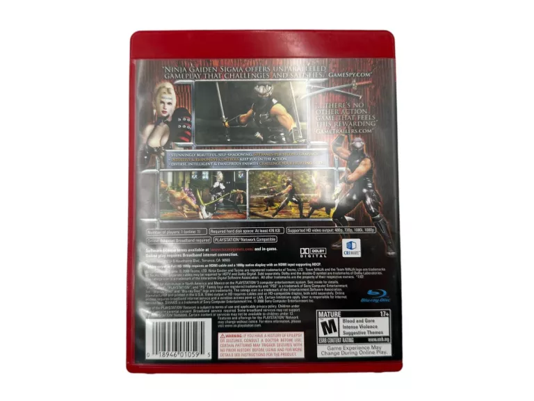 GRA NINJA GAIDEN SIGMA PLAYSTATION 3 PS3