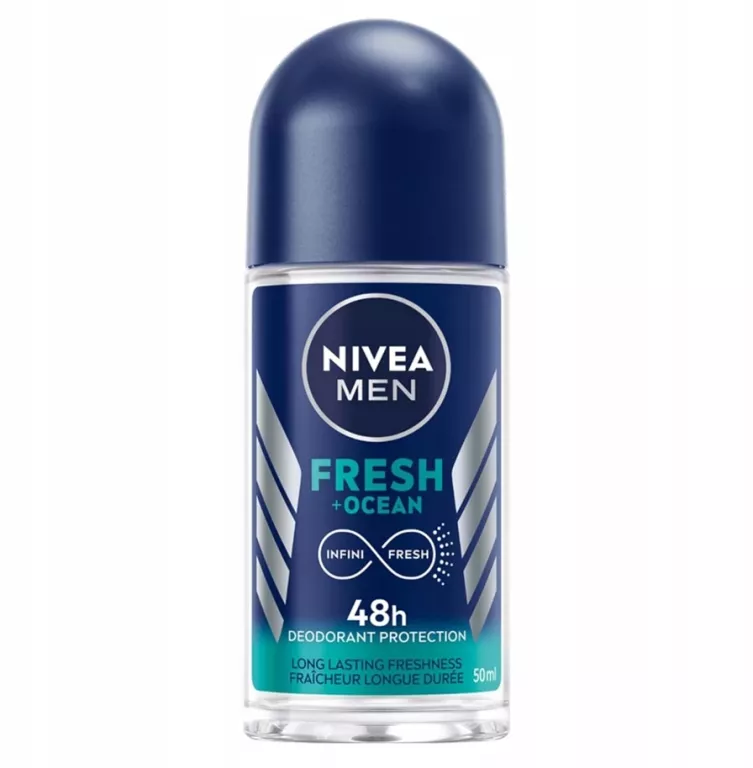 NIVEA FRESH OCEAN INFINITE FRESH ANTYPERSPIRANT ROLL-ON MĘSKI 50ML