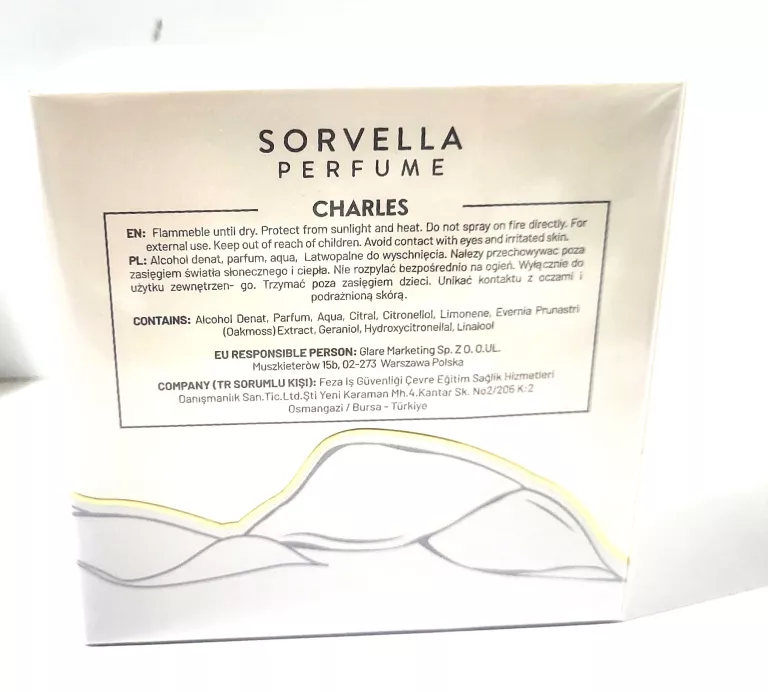 SORVELLA MOUNTAIN CHARLES 100ML WODA PERFUMOWANA