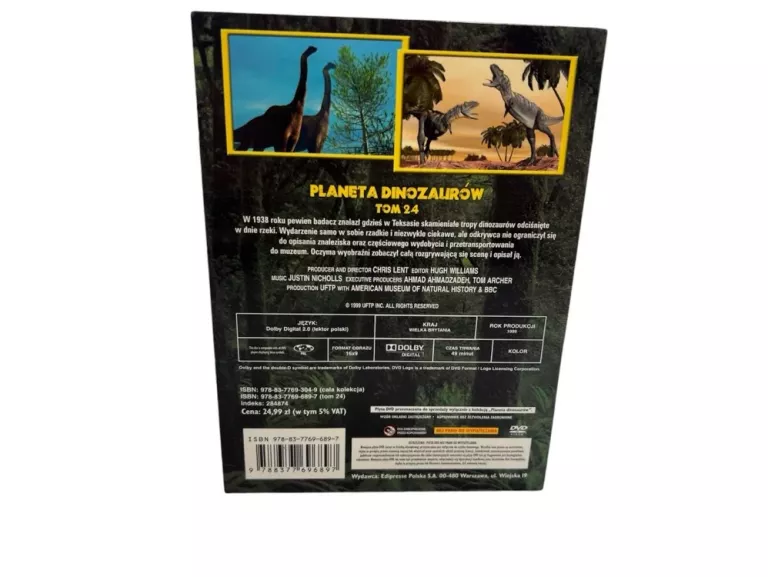 PLANETA DINOZAURÓW TOM 24 KSIĄŻKA I FILM NA DVD