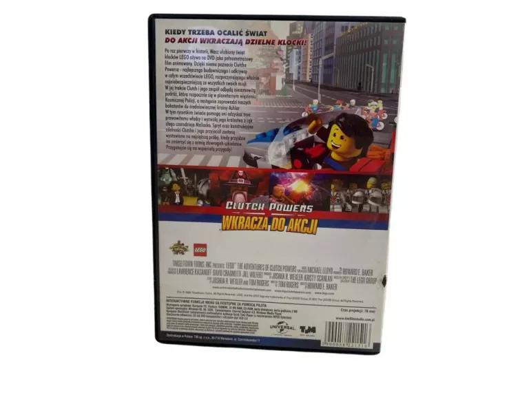 LEGO CLUTCH POWERS WKRACZA DO AKCJI DVD