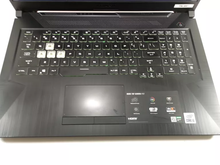 LAPTOP GAMINGOWY ASUS TUF GAMING F17 FX706LI-H7036T 17,3"