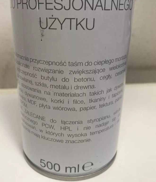 BONDFIX KLEJ SPRAY DO TAŚM OKIENNYCH SZCZELNY MONTAŻ