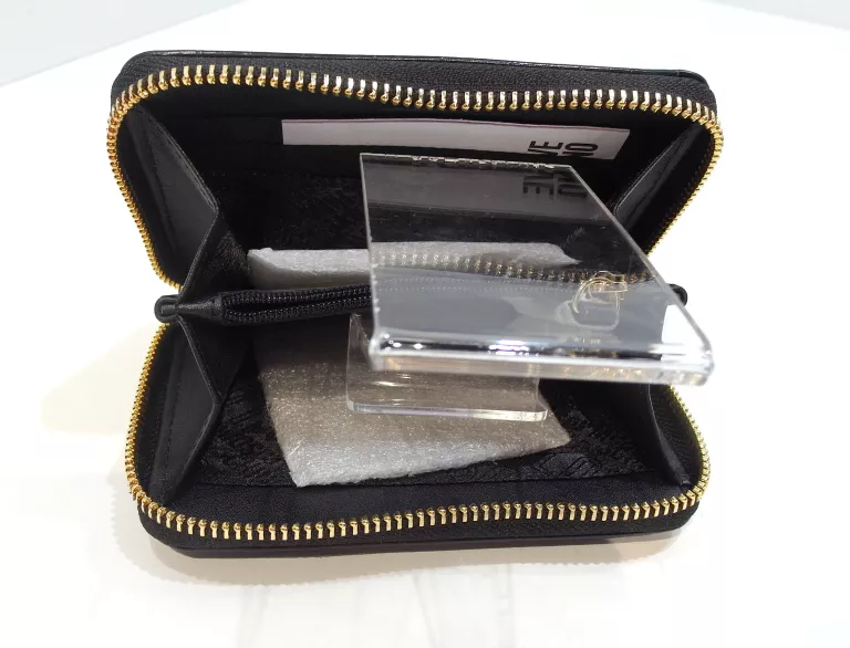 PORTFEL LOVE MOSCHINO CZARNY WĘŻOWE JC5627PP1FLF0000