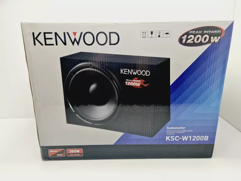 SUBWOOFER SAMOCHODOWY KENWOOD KSC-W1200B 300 W