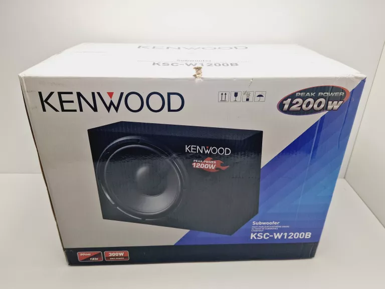 SUBWOOFER SAMOCHODOWY KENWOOD KSC-W1200B 300 W