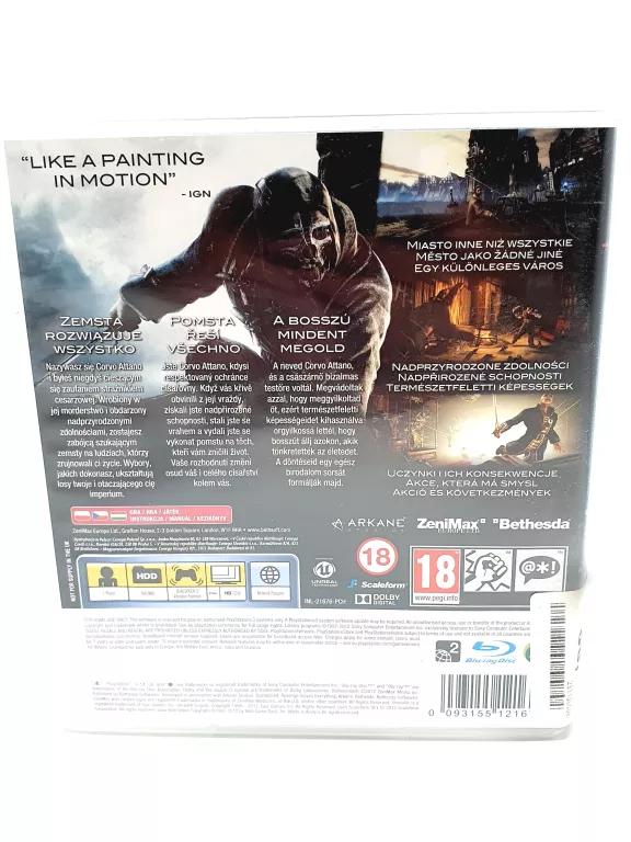 GRA NA PS3 DISHONORED