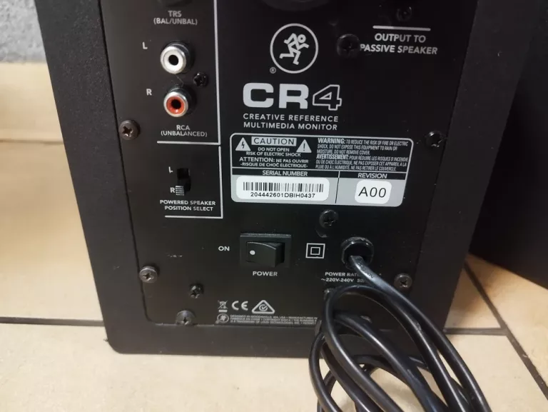 KOLUMNY MONITORY MACKIE CR-4X STUDIO AKTYWNE 50W UNIKAT