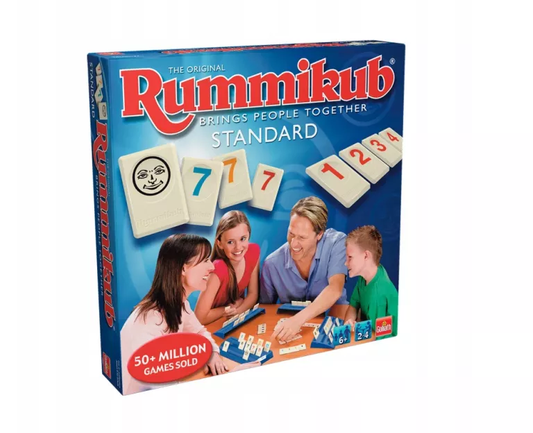 GRA LOGICZNA RUMMIKUB STANDARD GRA LICZBOWA DLA CAŁEJ RODZINY