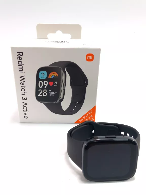 SMARTWATCH XIAOMI REDMI WATCH 3 ACTIVE CZARNY KPL IGŁA