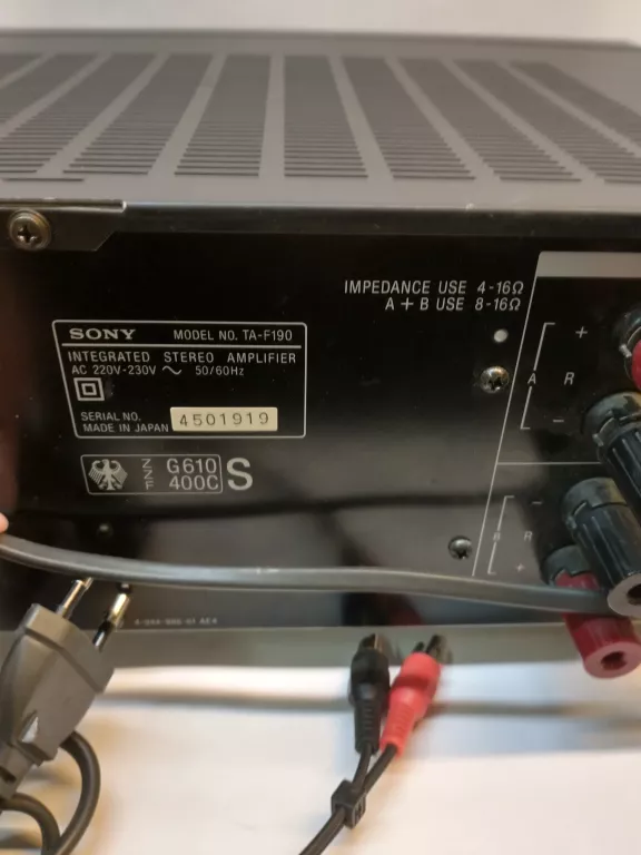 WZMACNIACZ SONY TA-F190 B/N