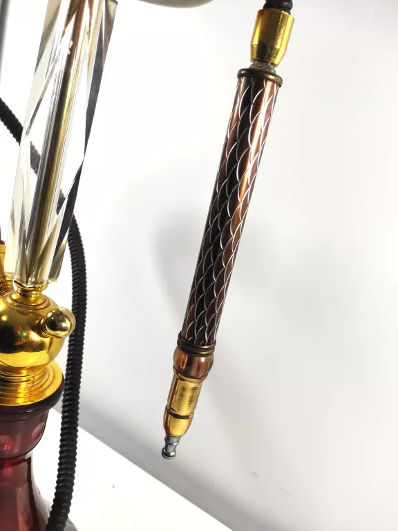 RĘCZNIE ZDOBIONA FAJKA WODNA SHISHA TURECKA 70CM NORJAN