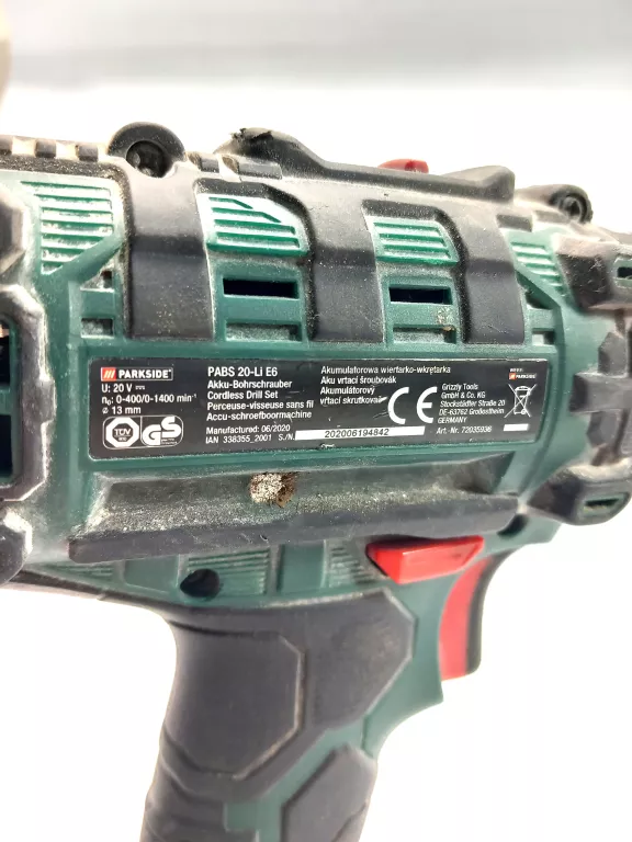 WKRETARKA PARKSIDE PABS 20-LI E6 + 2X AKU KPL