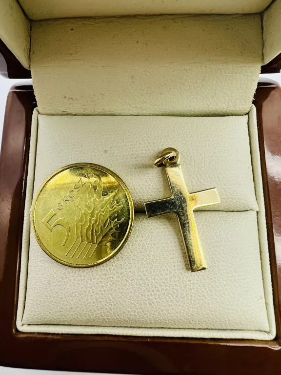 ZŁOTY KRZYŻYK 0,92/585