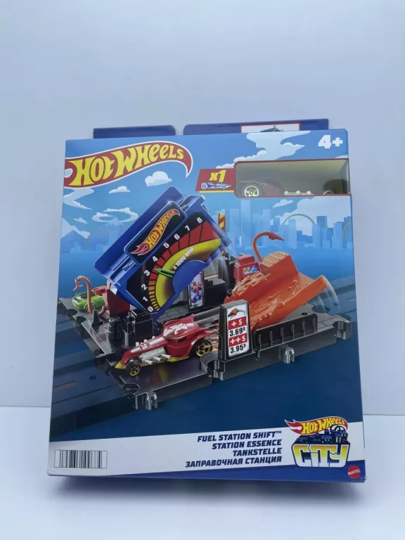 HOT WHEELS ODJAZDOWA STACJA PALIW - CITY FUN FUEL STATION SHIFT CITY